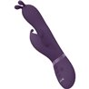 VIVE GADA - VIBRADOR CONEJITO TRIPLE ESTIMULACIÓN - MORADO