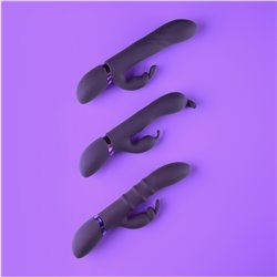 VIVE GADA - VIBRADOR CONEJITO TRIPLE ESTIMULACIÓN - MORADO