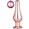 GLEAMING LOVE ROSE GOLD PLEASURE PLUG L