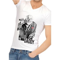 CAMISETA DIVERTIDA WHO IS YOUR DADDY