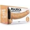 REALROCK-STRAP-ON HUECO VIBRATORIO CON TESTÍCULOS - 9/ 23 CM