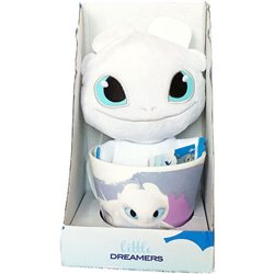 TAZA + PELUCHE FURIA LUMINOSA COMO ENTRENAR A TU DRAGON 18CM