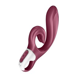 SATISFYER LOVE ME RABBIT VIBRADOR ROJO TESTER 1UN;MUJER