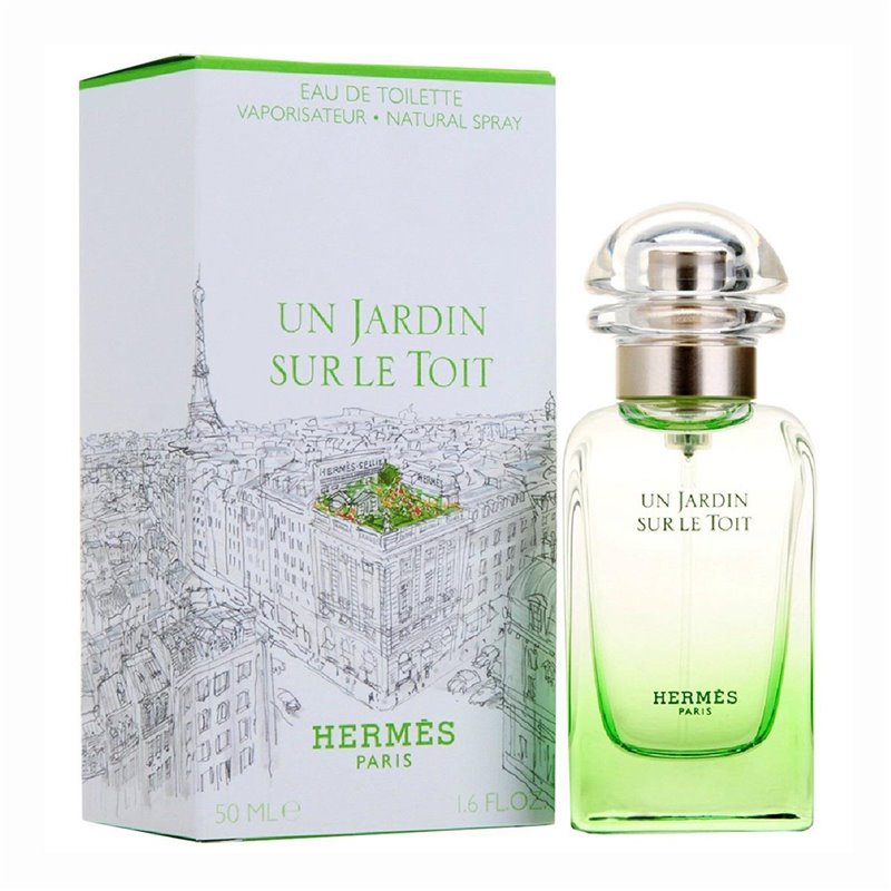 HERMES PARIS UN JARDIN SUR LE TOIT EAU DE TOILETTE 50ML VAPORIZADOR;MUJER