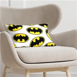 FUNDA DE COJÍN 100% ALGODÓN 30X50CM MODELO BATMAN WHITE C