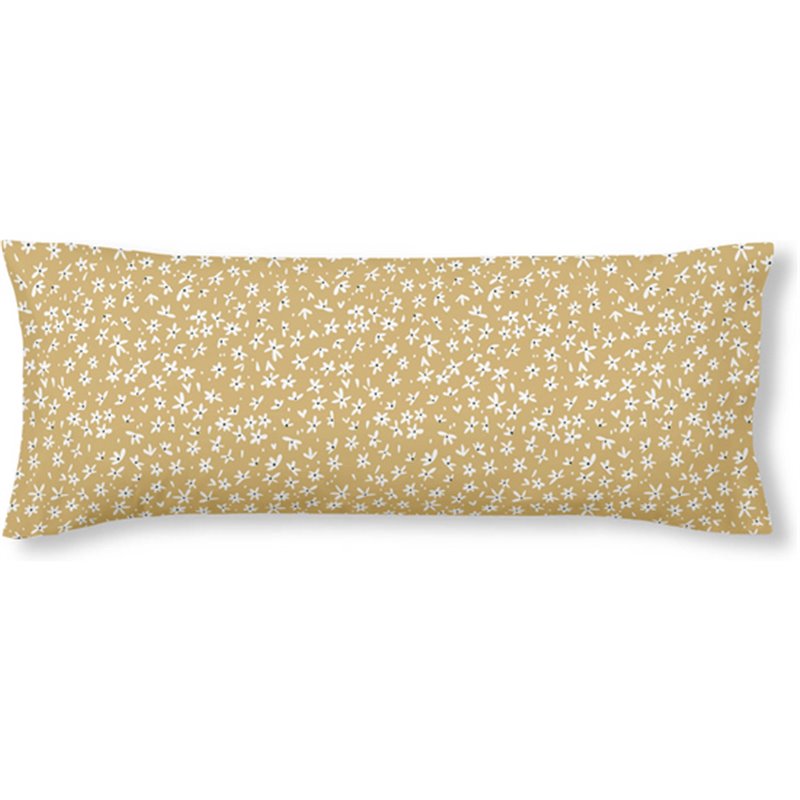 FUNDA DE ALMOHADA 100% ALGODÓN MODELO PROVENZA MOSTAZA DE 90 CM