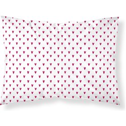 FUNDA DE ALMOHADA 100% ALGODÓN CORAZONES DE MUNDOPIRUUU DE 50X80