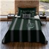 FUNDA NÓRDICA CON BOTONES 100% ALGODÓN MODELO SLYTHERIN RAYAS PARA CAMA DE 150/160 (240X220 CM)