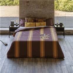 FUNDA NÓRDICA CON BOTONES 100% ALGODÓN MODELO GRYFFINDOR RAYAS PARA CAMA DE 135/140 (220X220 CM)