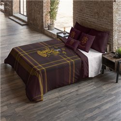 FUNDA NÓRDICA CON BOTONES 100% ALGODÓN MODELO CLASSIC GRYFFINDOR PARA CAMA DE 120 (200X200 CM.)