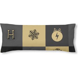 FUNDA DE ALMOHADA 100% ALGODÓN MODELO HOGWARTS CUADROS NAVIDAD DE 105 CM.