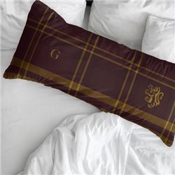 FUNDA DE ALMOHADA 100% ALGODÓN MODELO GRYFFINDOR CUADRO DE 105 CM.