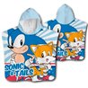 PONCHO TOALLA SONIC THE HEDGEHOG ALGODON