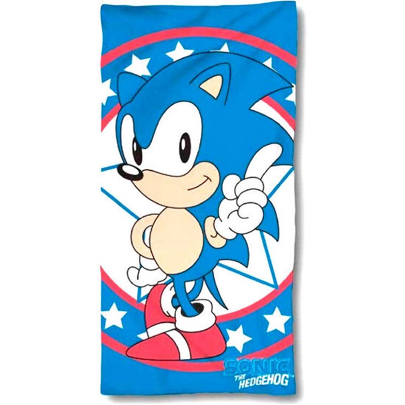 TOALLA SONIC THE HEDGEHOG ALGODON