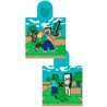 PONCHO TOALLA MINECRAFT ALGODON