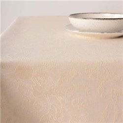 MANTEL ANTIMANCHAS JACQUARD BACOLI 32010D2 CRUDO