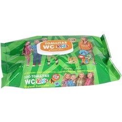 SET 100 TOALLITAS WC KIDS C/TAPA