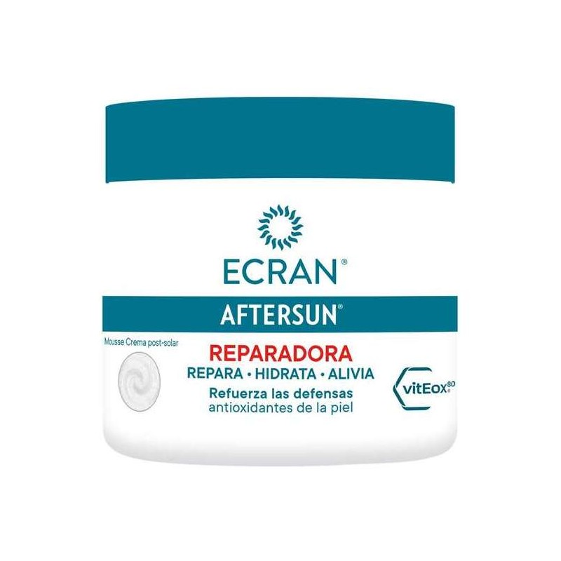 AFTERSUN CREMA REPARADOR TARRO MOUSSE 350 ML ECRAN