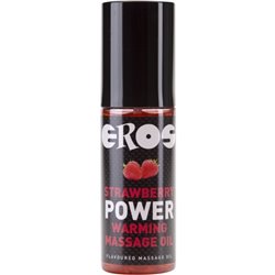 EROS STRAWERRY POWER WARMING MASSAGE OIL 100ML