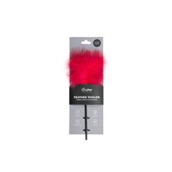 Long Hand Stimulator Feathers - Red