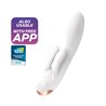 Double Flex G-Spot Vibe 3 Motors Satisfyer APP Connect White