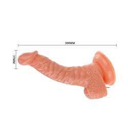 Baile Vibrating Dildo Flesh