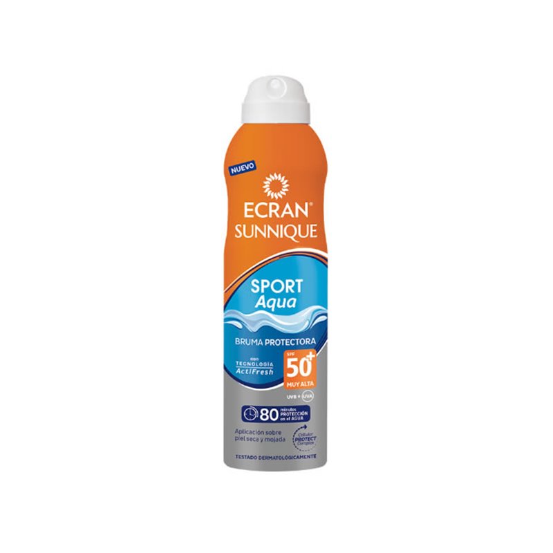 Ecran Sunnique Sport Aqua Protection Mist Spf50 250ml - unisex