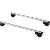 roof rack kit 124 cm aluminium silver