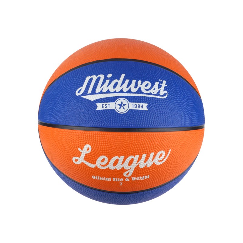 Liga Basketball blau/orange Größe 7