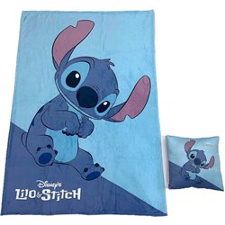 SET MANTA POLAR + COJIN STITCH DISNEY