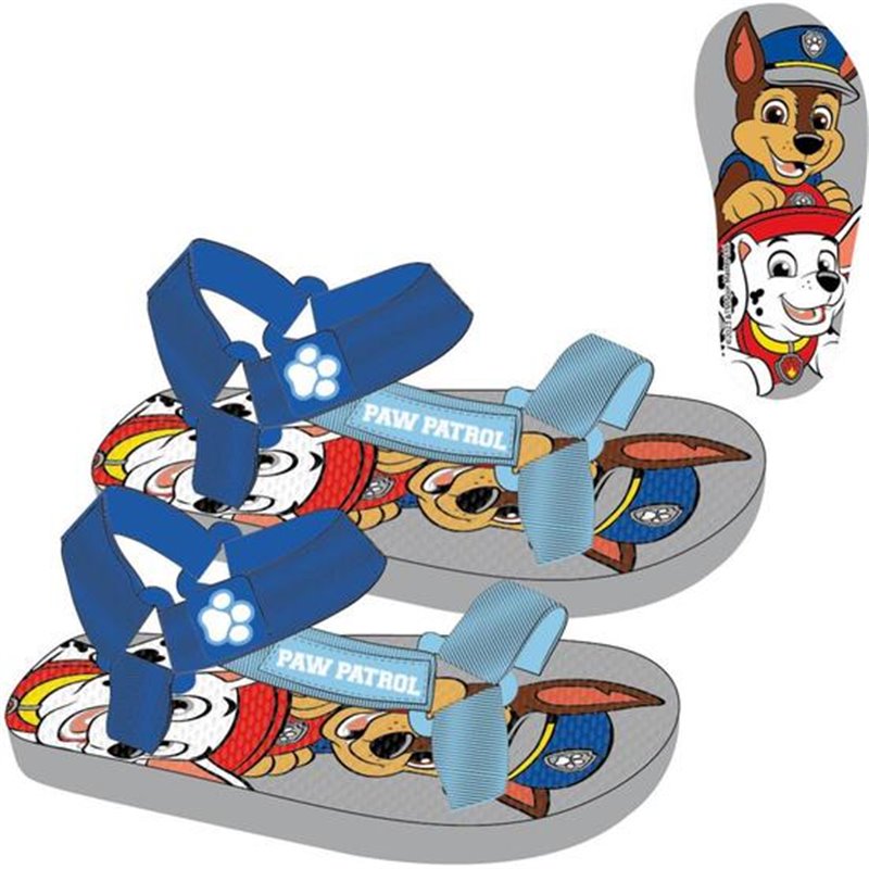 SANDALIAS CASUAL VELCRO PAW PATROL BLUE