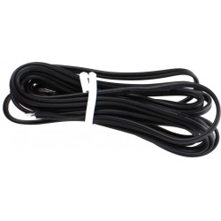 lighting cord 2-core 210 cm black - Teknashop Ltd