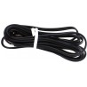 lighting cord 2-core 210 cm black - Teknashop Ltd