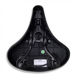 Basic Comfort saddle 250 x 215 mm black - Teknashop Ltd