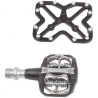 platform for SPD and look click pedals black 2 pieces - Teknashop Ltd