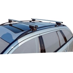 roof rack kit 124 cm aluminium silver - Teknashop Ltd