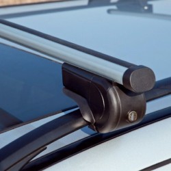 roof rack kit 124 cm aluminium silver - Teknashop Ltd