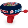 Avengers bicycle bell dark blue/red 55 mm - Teknashop Ltd