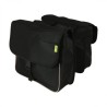 Basic Shopper Double Bicycle Bag 32 Liter Nylon Black - Teknashop Ltd