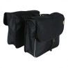 Basic Shopper Double Bicycle Bag 32 Liter Nylon Black - Teknashop Ltd