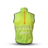 Windbreaker mesh vest usb led neon yellow size S - Teknashop Ltd