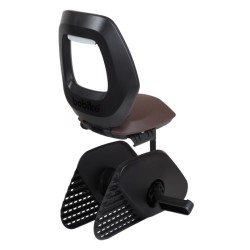 One Junior Bicycle Seat Rear with Carrier Mount Black/Brown - Teknashop Ltd