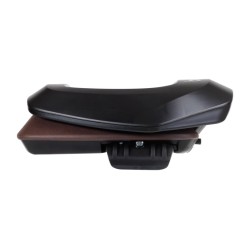 One Junior Bicycle Seat Rear with Carrier Mount Black/Brown - Teknashop Ltd