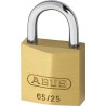 Padlock 65/25 hardened steel gold - Teknashop Ltd