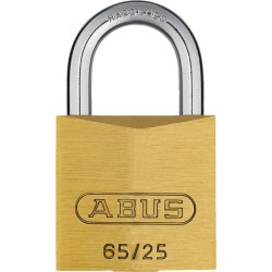 Padlock 65/25 hardened steel gold - Teknashop Ltd