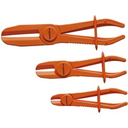 Hose clamp pliers set Ø 0-60 mm 3-piece Orange - Teknashop Ltd