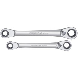 Ring ratchet combination wrench set 63 Possibilities 2-piece - Teknashop Ltd