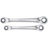 Ring ratchet combination wrench set 63 Possibilities 2-piece - Teknashop Ltd