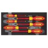 VDE screwdriver set Phillips (PH) + slotted 6-piece - Teknashop Ltd