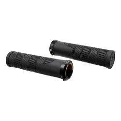 Nucore Trail Wave Grips 130 mm ø22 mm Black - Teknashop Ltd